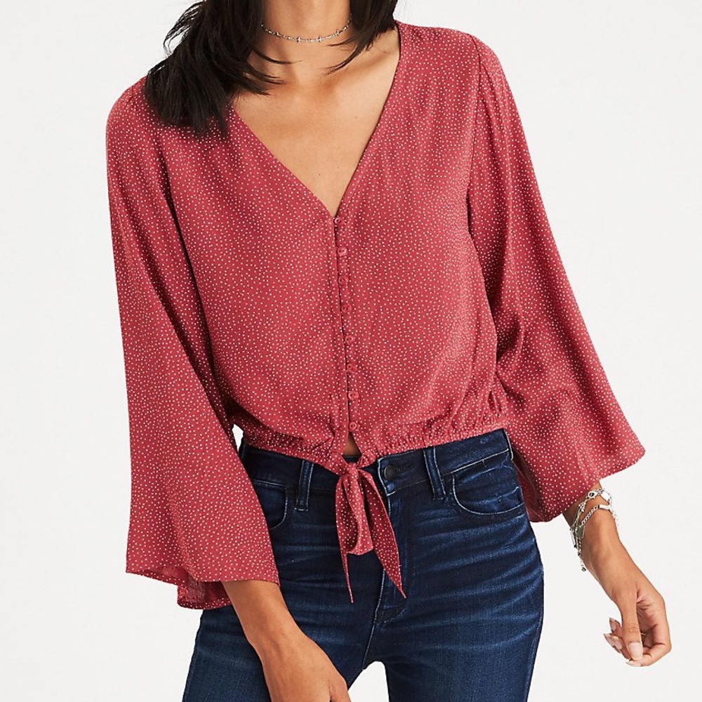 Cute Red Crop Top